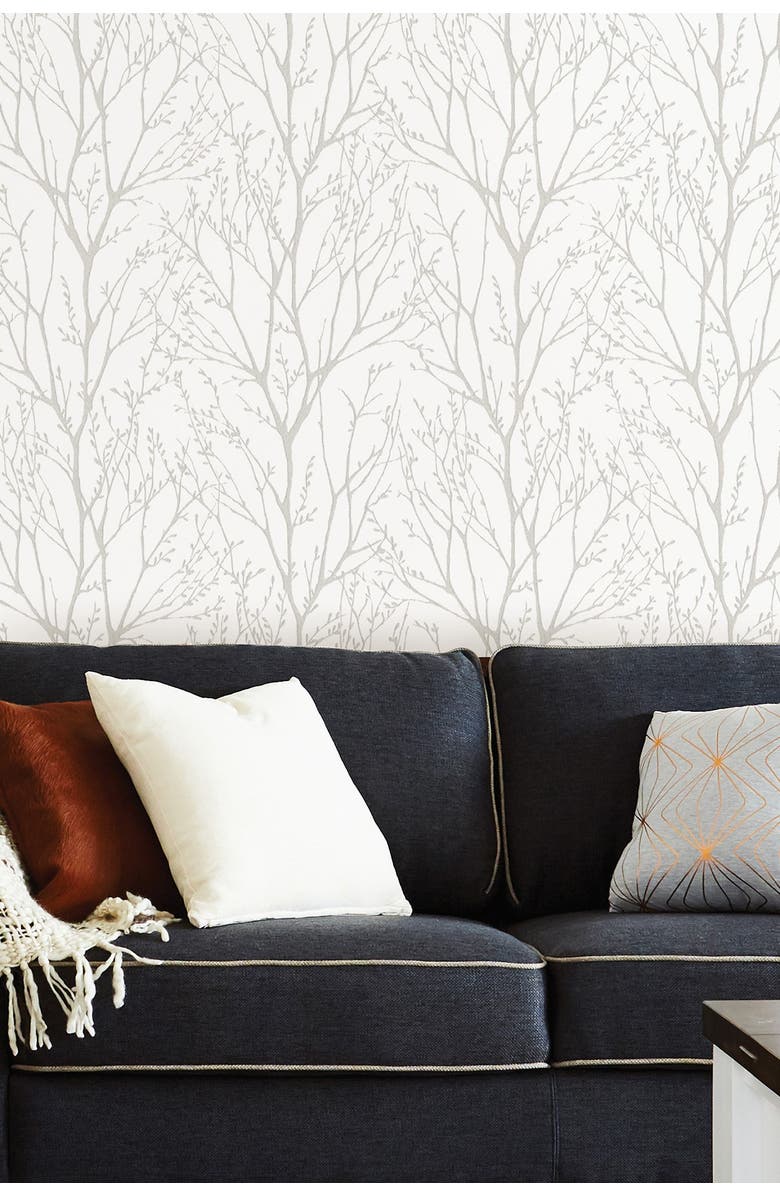 Wallpops Treetops Peel & Stick Wallpaper, Alternate, color,