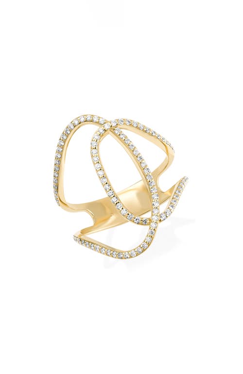 Lana Skinny Illuminating Diamond Pavé Ring