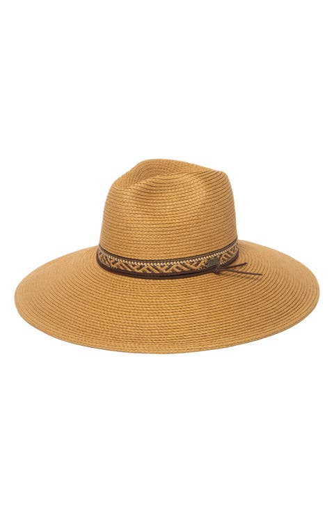 Paper Braided Straw Fedora