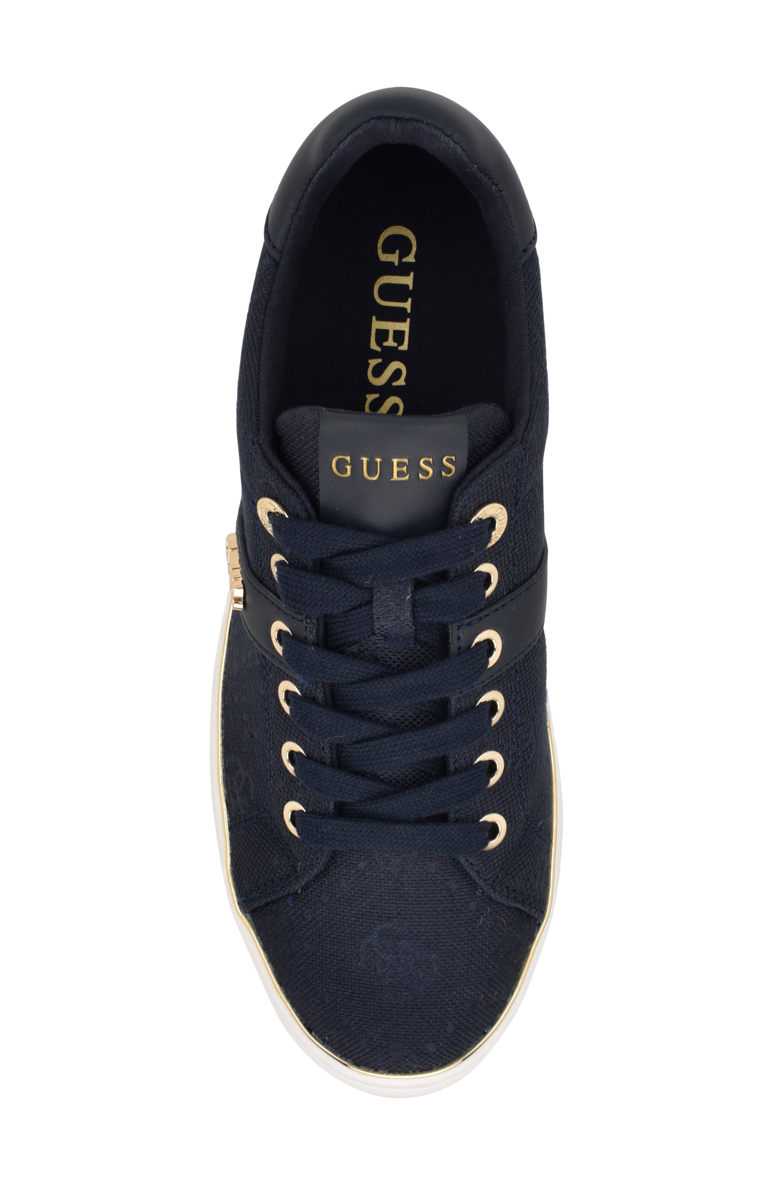 GUESS Britz Sneaker, Alternate, color, Dark Blue