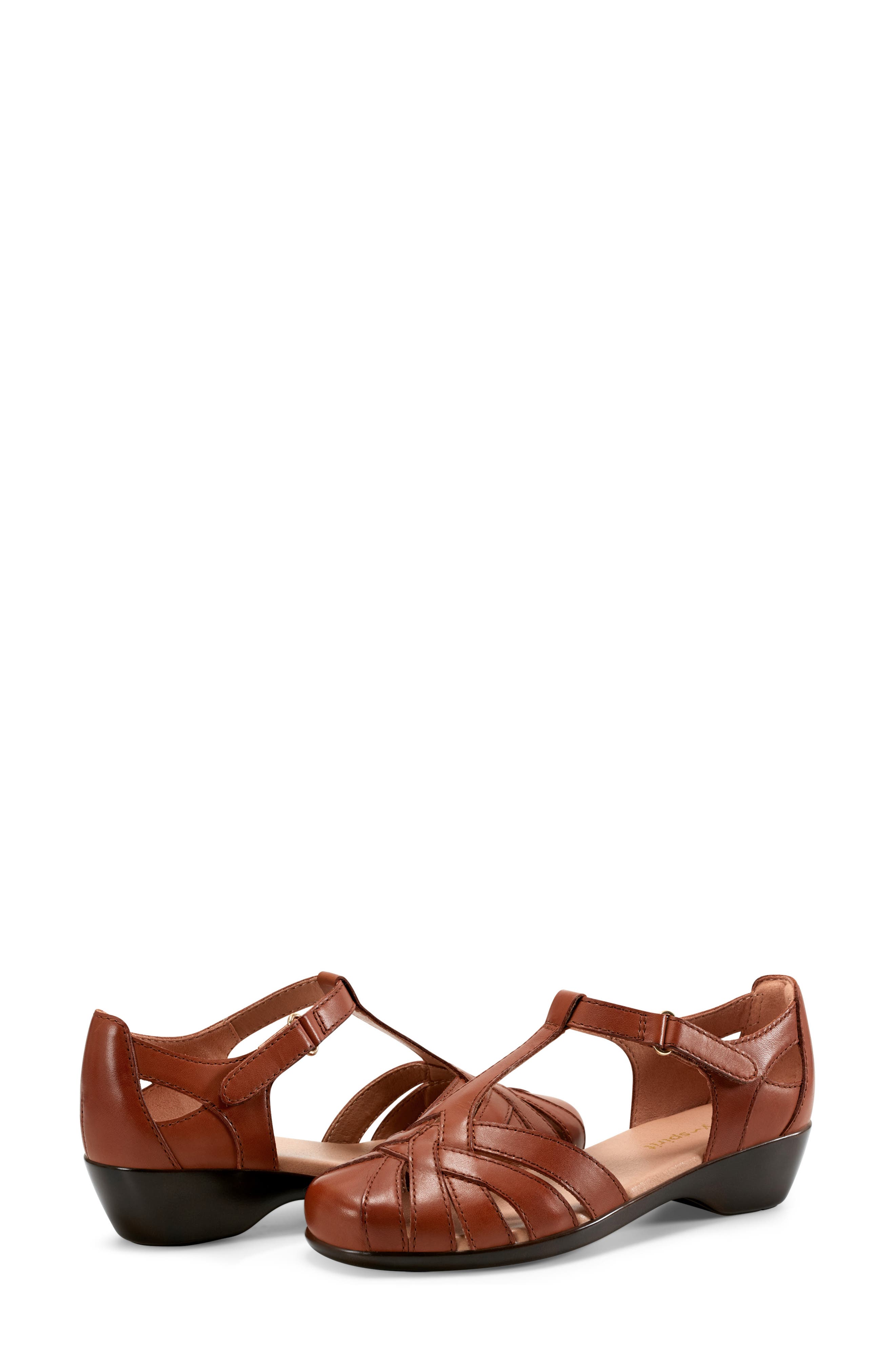 Darlyn T-Strap Pump, Alternate, color, BROWN