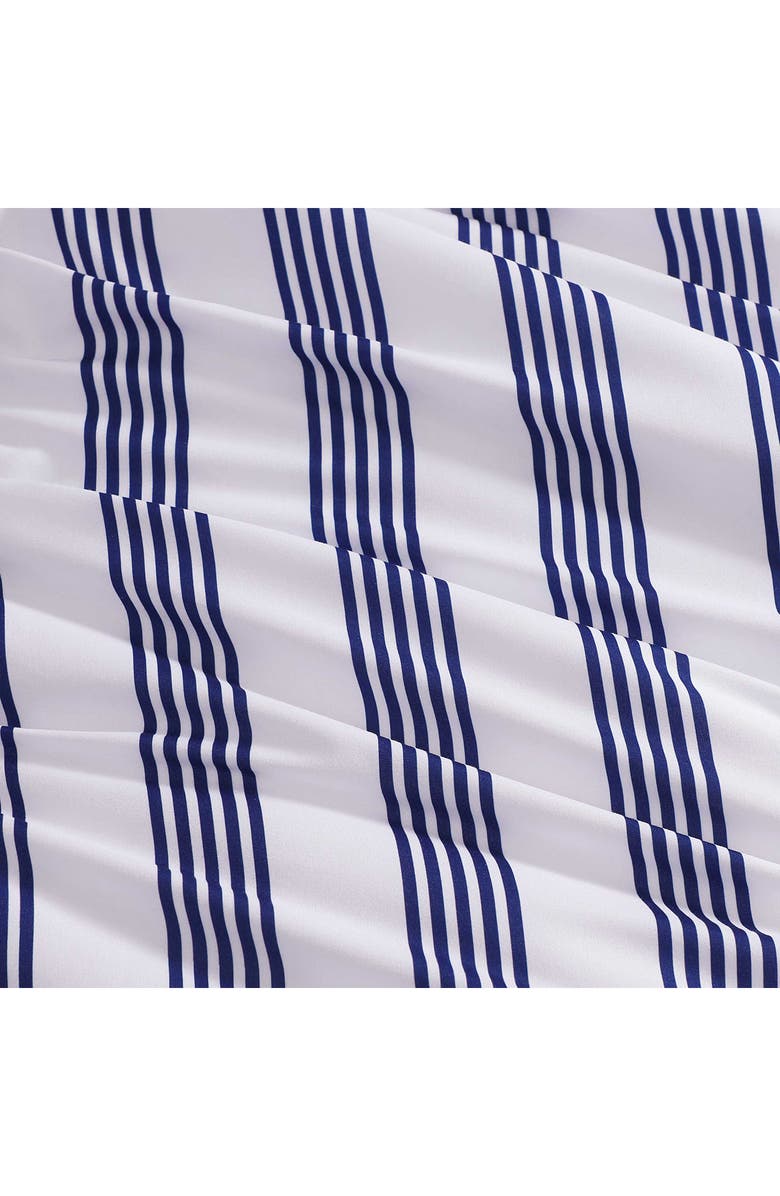 Tommy Hilfiger Campus Stripe 4-Piece Bedding Set, Alternate, color, White/ Blue