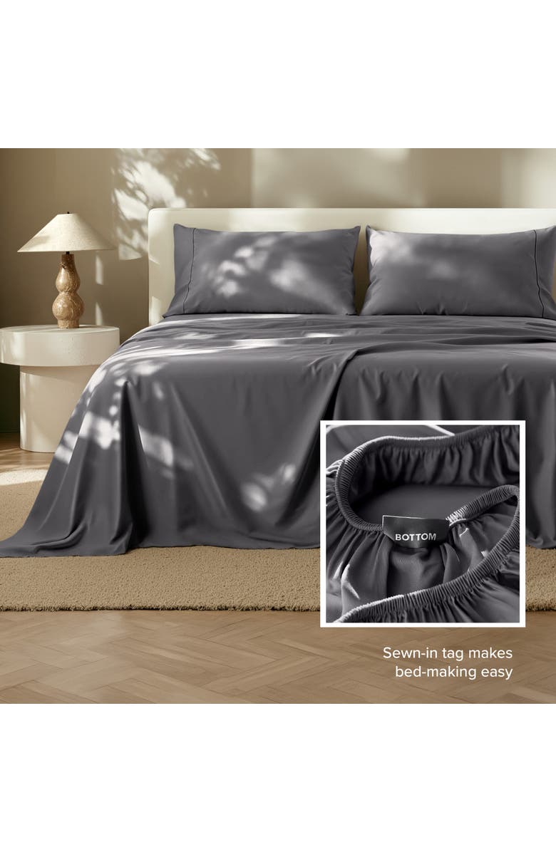 Bare Home TENCEL Lyocell Sheet Set, Alternate, color, Forged Iron Grey