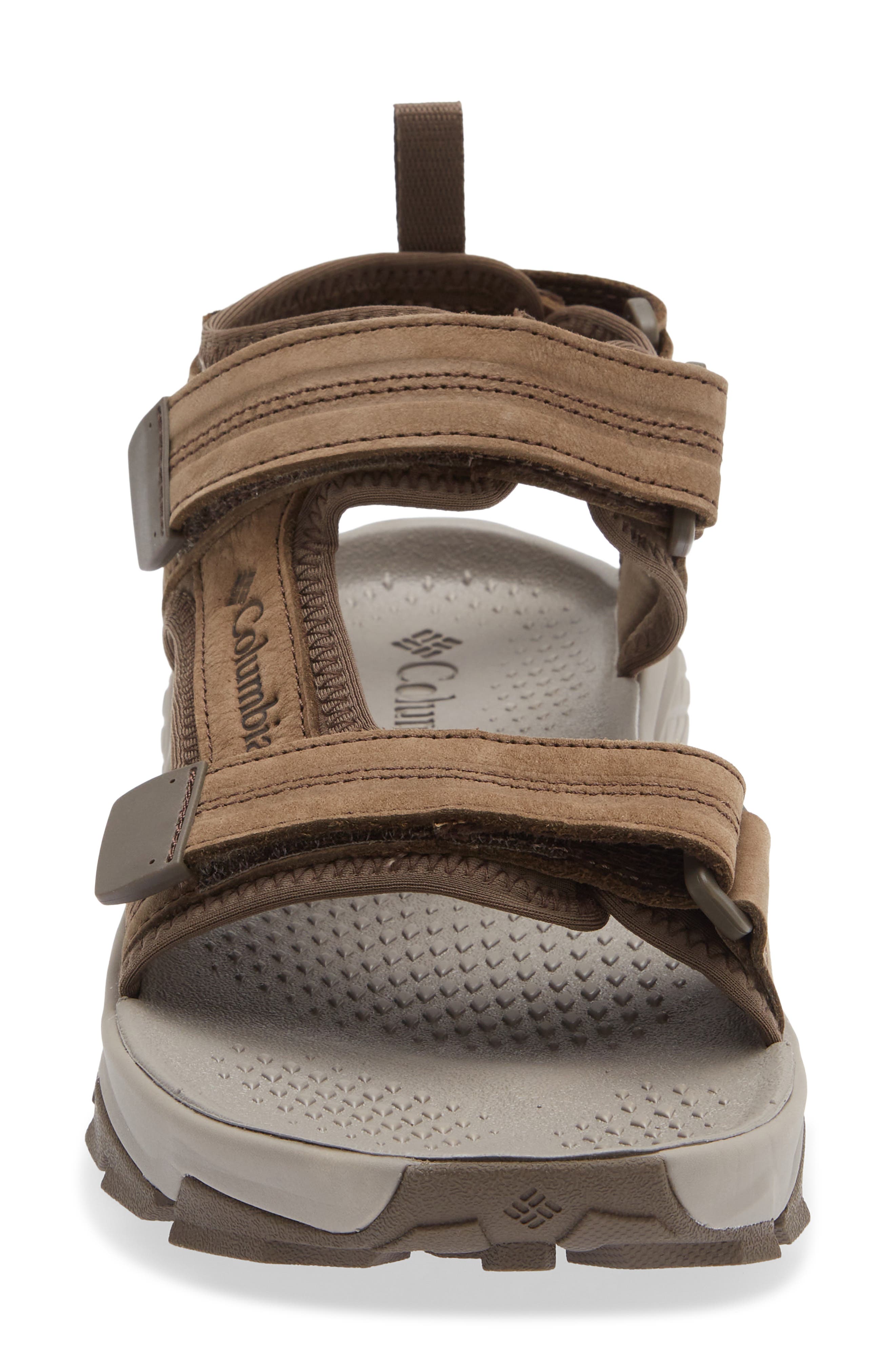 Peakfreak Rush Leather Sandal, Alternate, color, MUD/ KETTLE