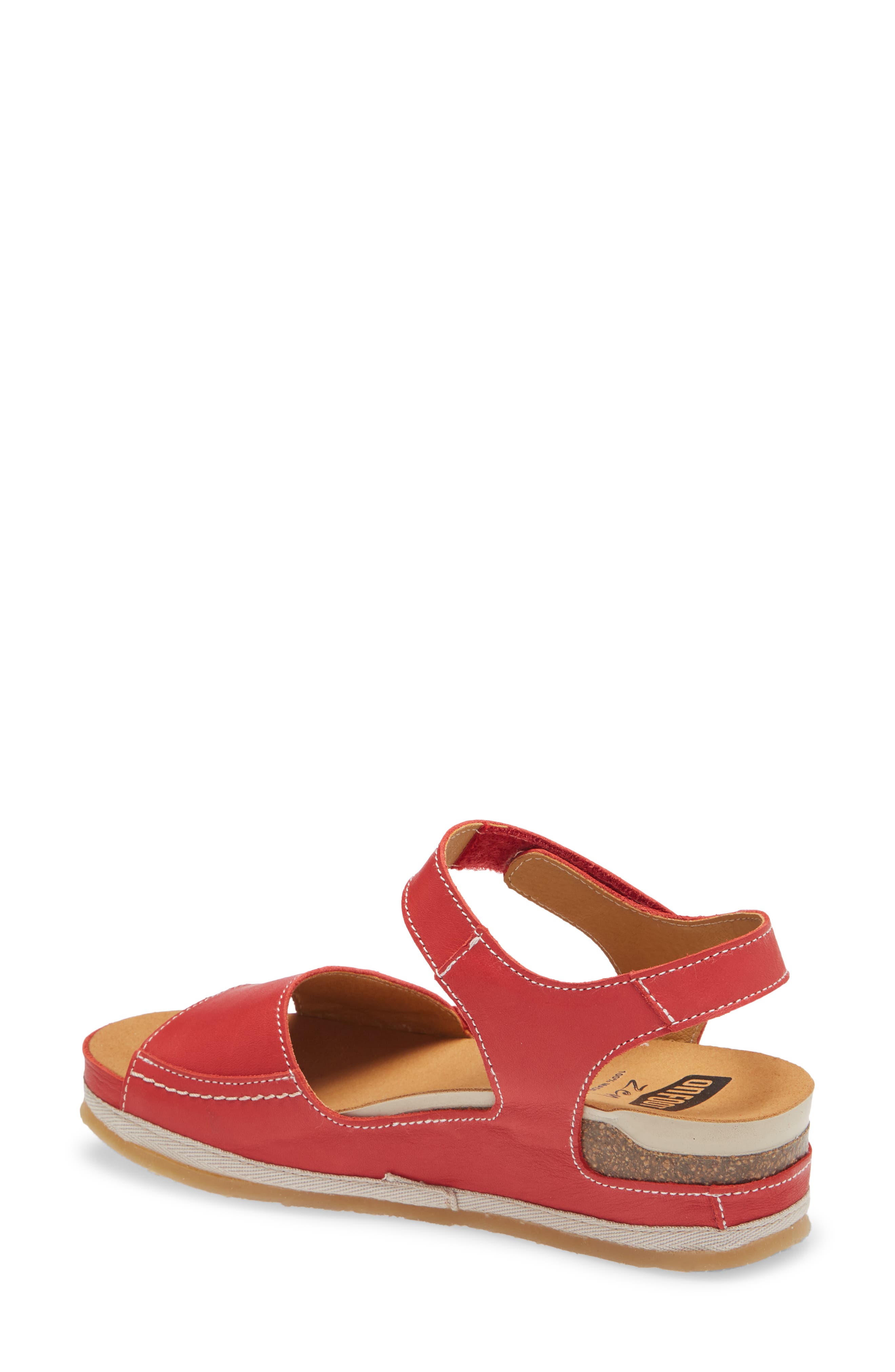 Platform Sandal, Alternate, color, ROJO