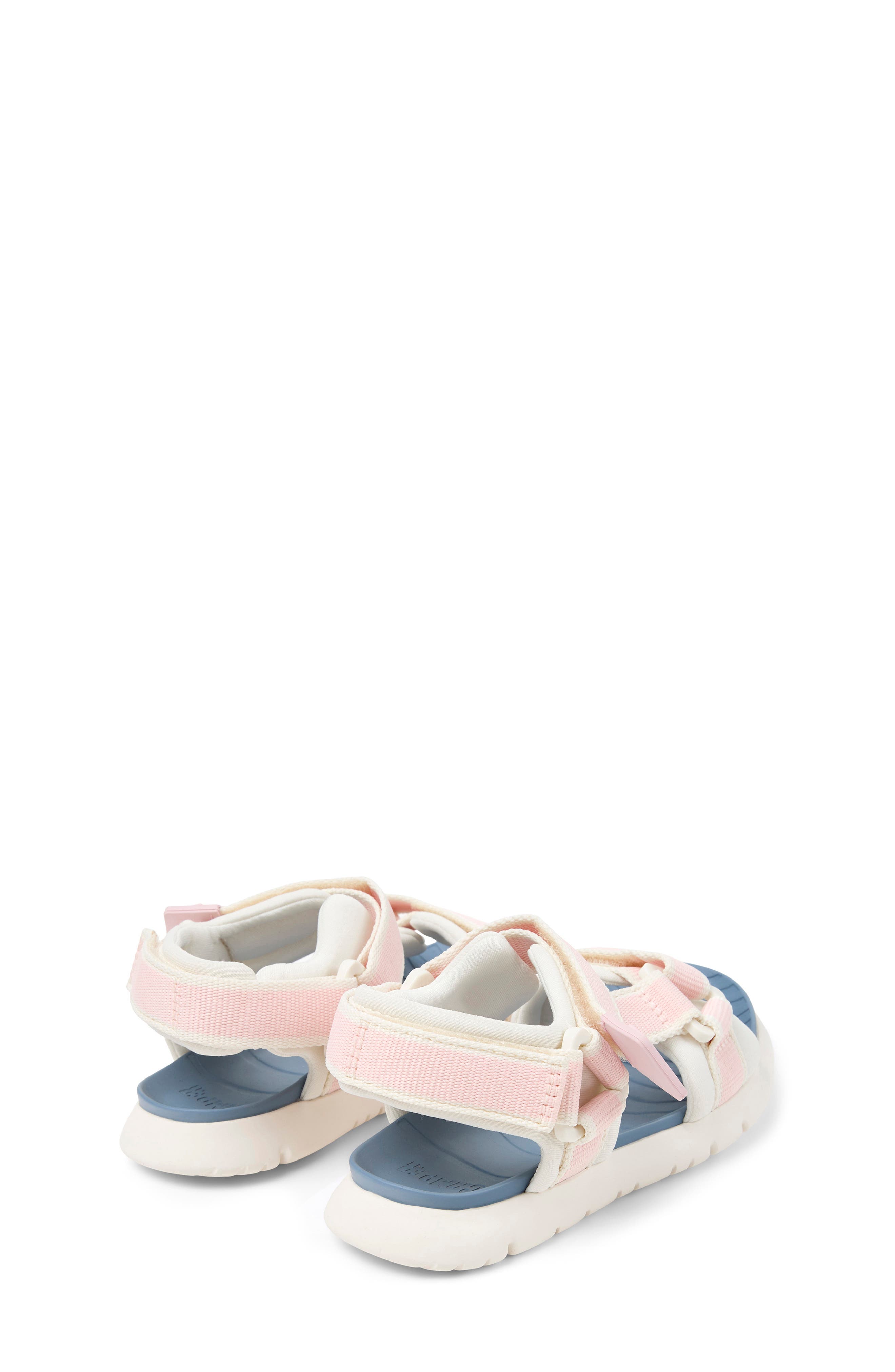 Kids' Oruga Fisherman Sandal, Alternate, color, LIGHT PINK MULTI