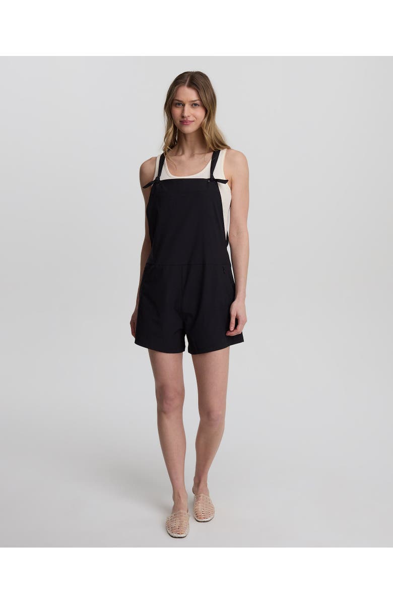 tentree Grove Romper, Main, color, Meteorite Black