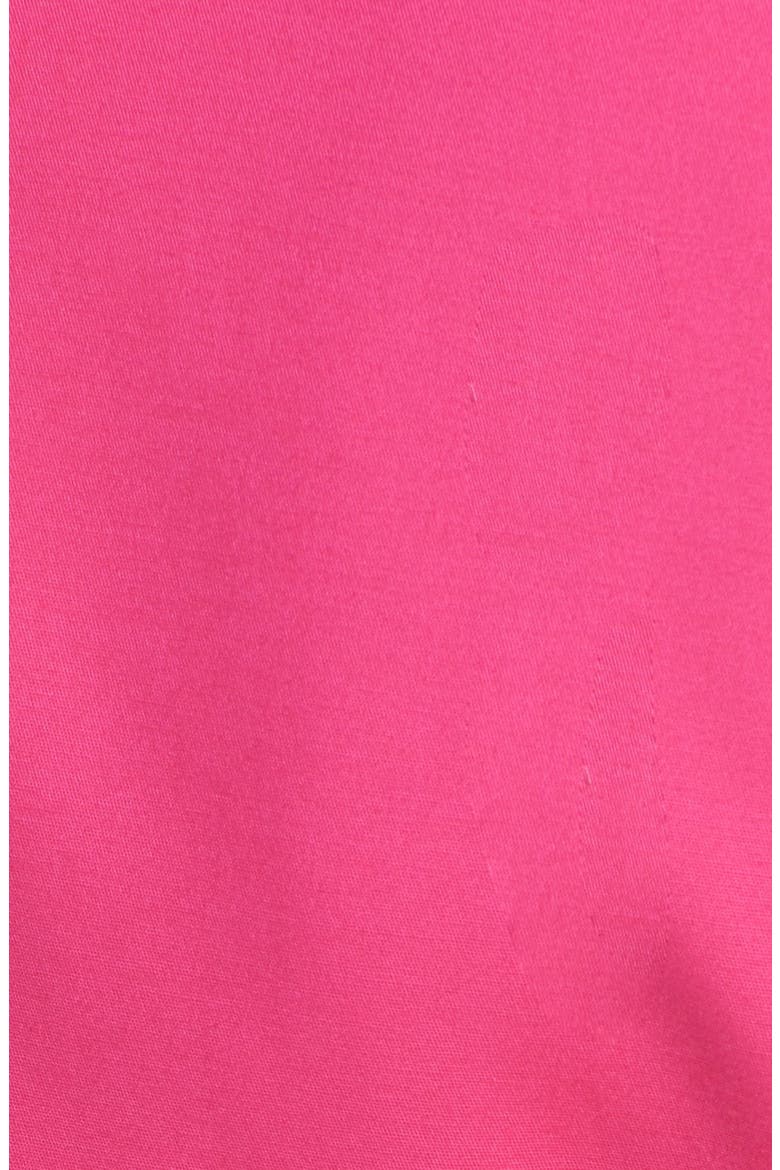 Stretch Cotton One-Button Blazer, Alternate, color, DARK PINK