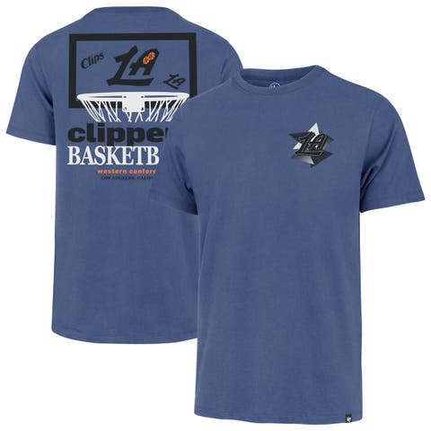 Men's '47  Blue LA Clippers City Edition Backboard T-Shirt