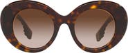 Burberry 49mm Round Sunglasses