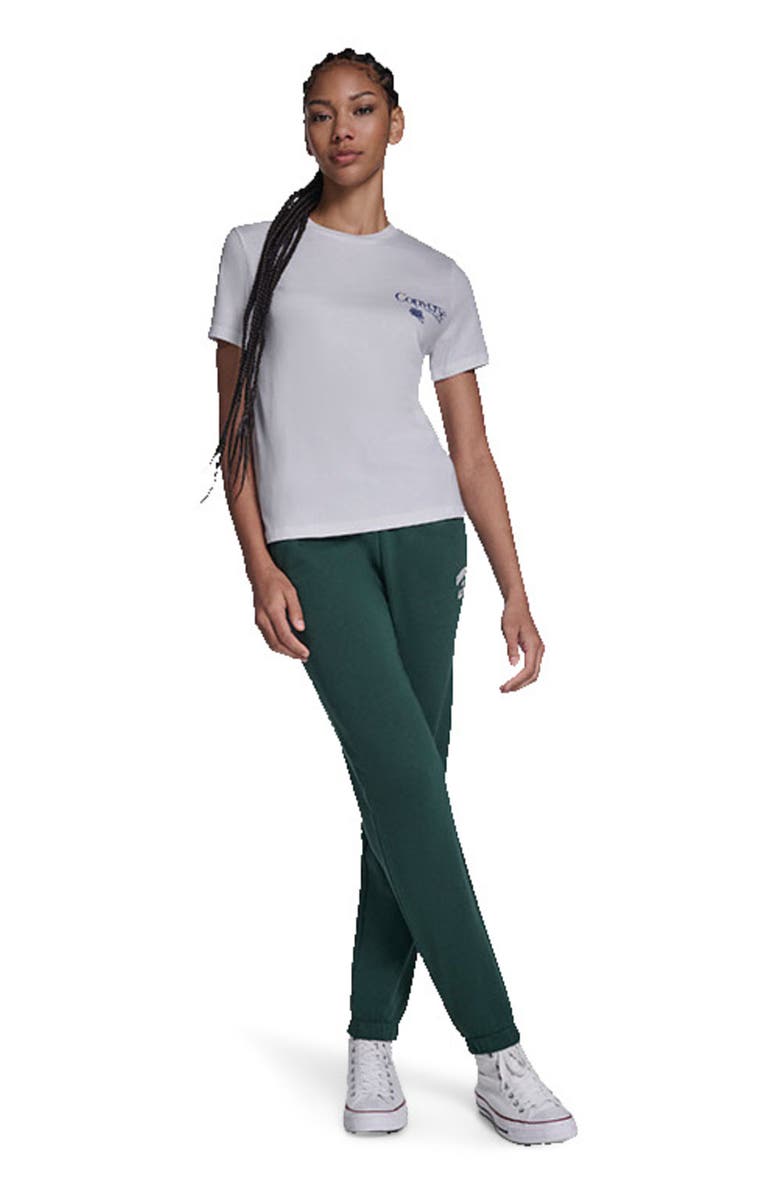 Converse Women's Hanging Shoes T-Shirt, Alternate, color, White 10A