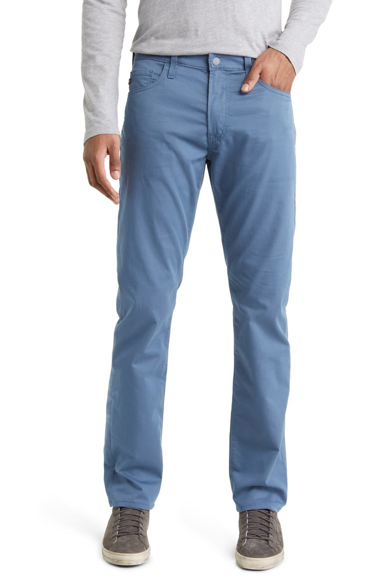 Everett Airluxe™ Commuter Performance Slim Straight Pants, Main, color, SEA REFLECTION