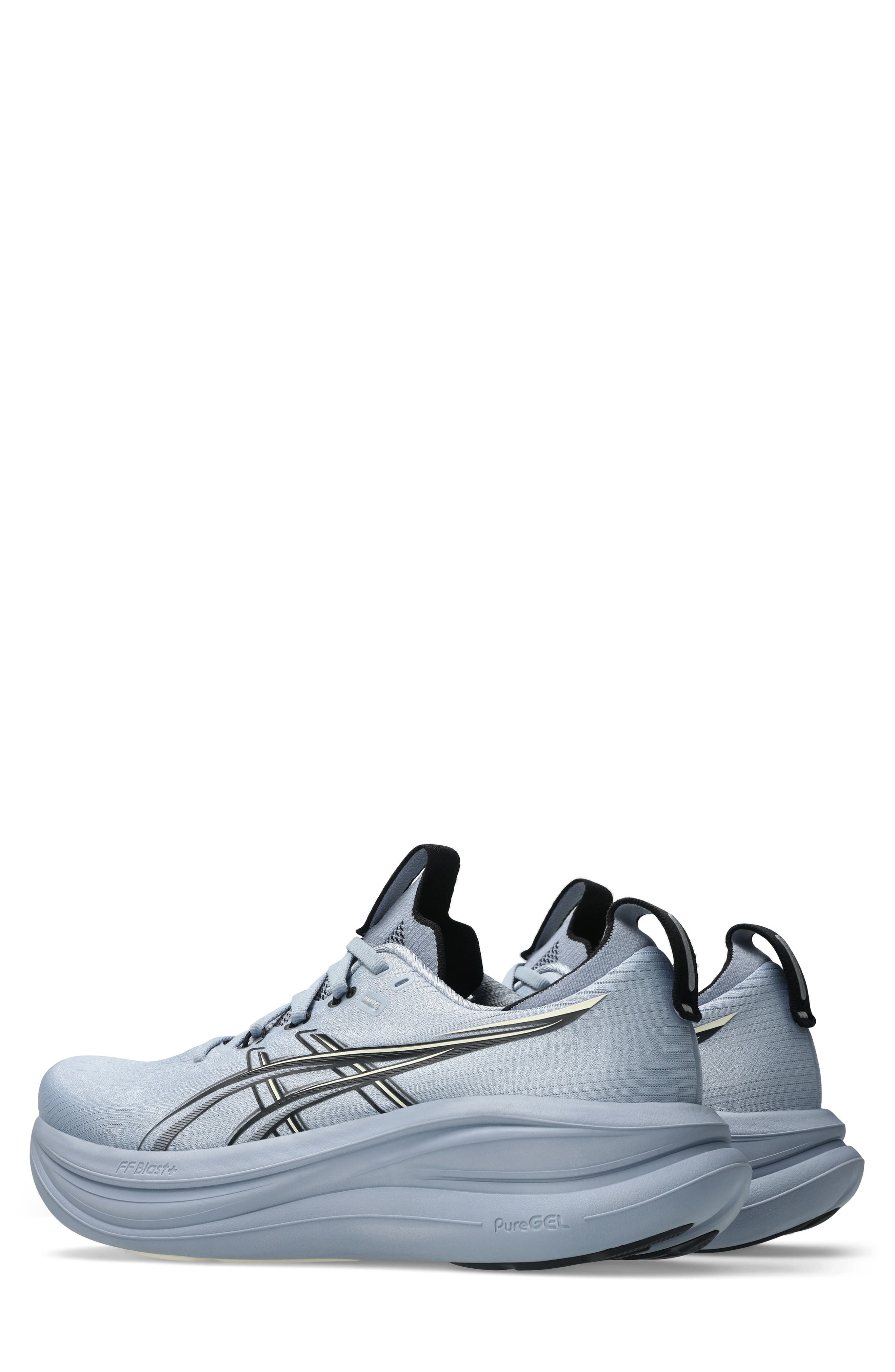 GEL-NIMBUS® 28 Running Shoe, Alternate, color, GREY BLUE/ BLACK