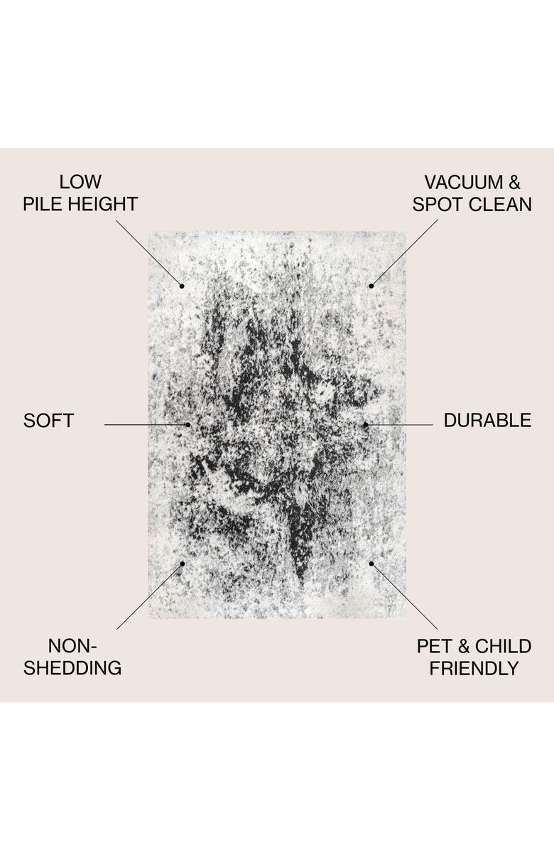 JONATHAN Y Dune Modern Abstract Area Rug, Alternate, color, Cream/Gray