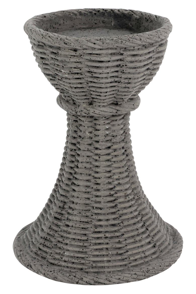 Casa Larger Candlestick, Main, color, DARK GREY