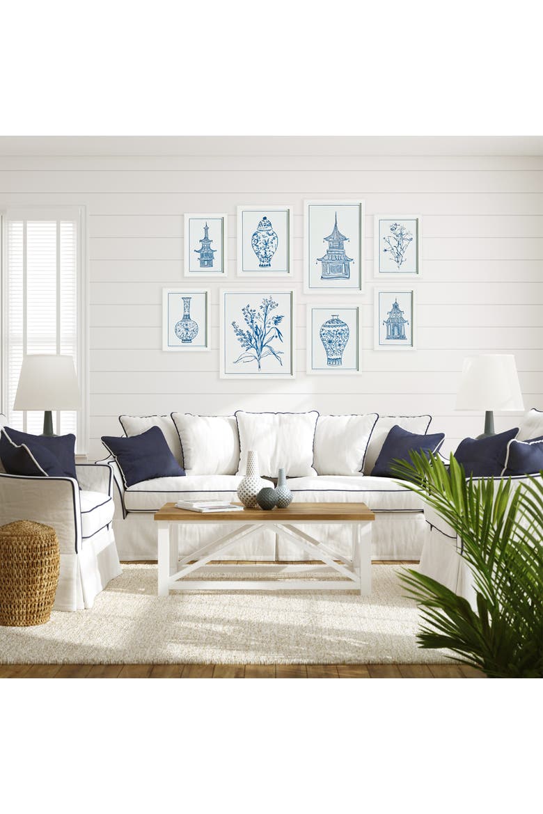 Chinoiserie Gallery St/8, Alternate, color, Blue