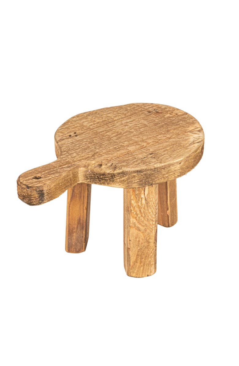 Storied Home Fir Wood Pedestal, Main, color, Natural