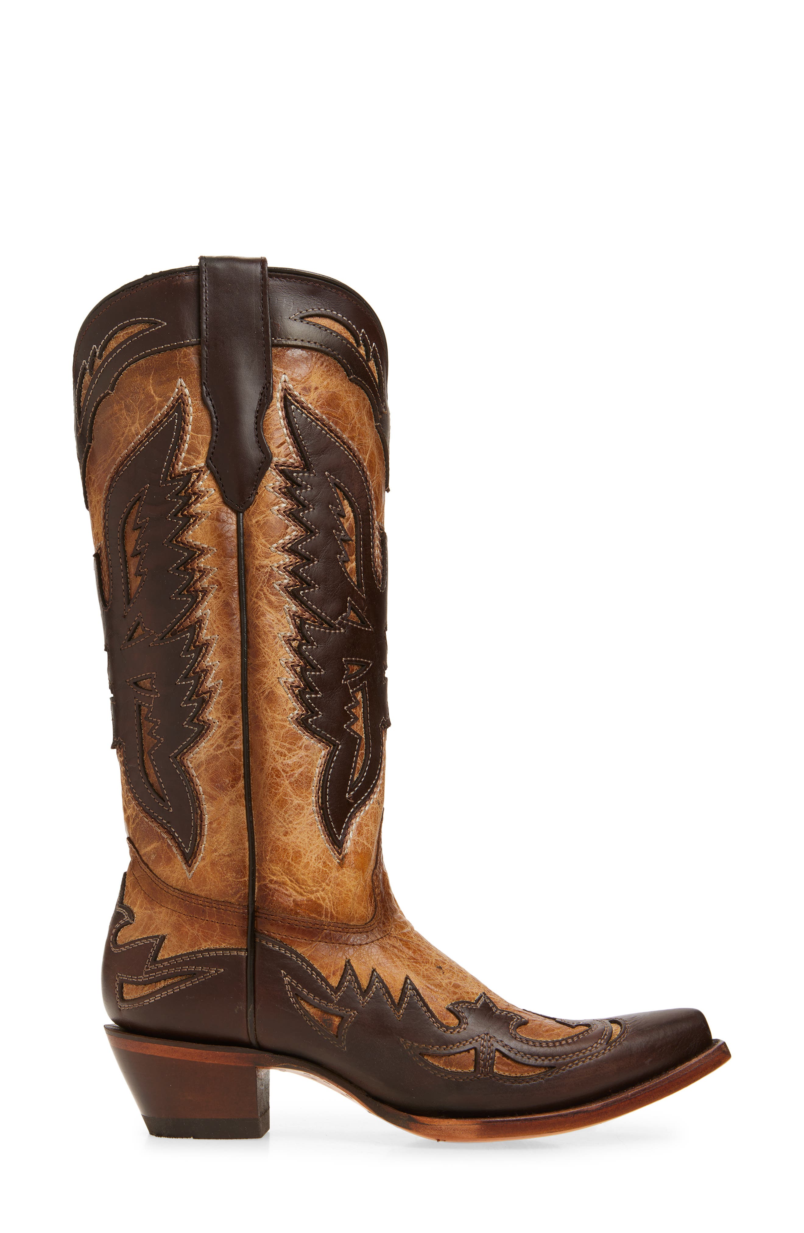 CORRAL Eagle Overlay Western Boot, Alternate, color, 