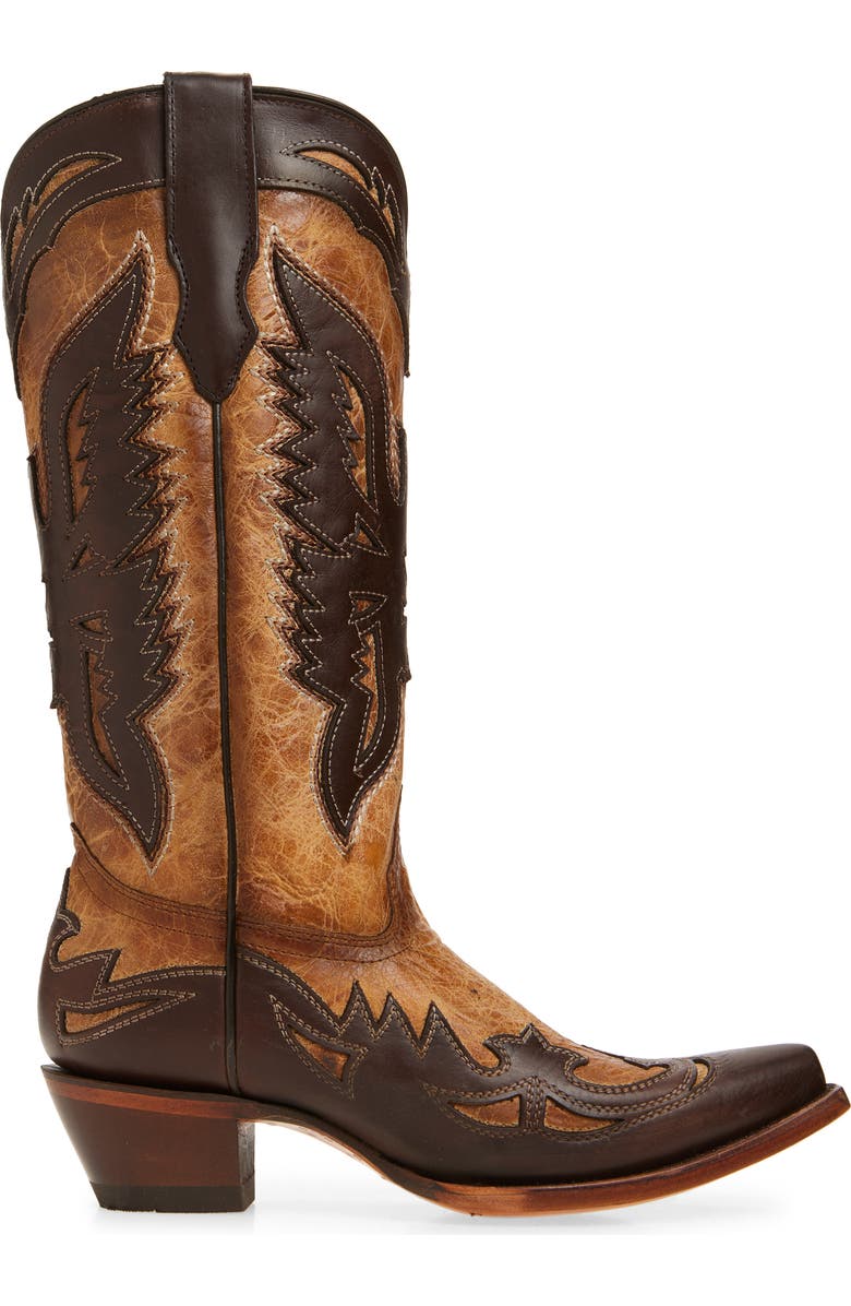 CORRAL Eagle Overlay Western Boot, Alternate, color,