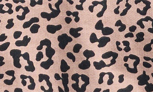 Nicole Miller Leopard Fleece Sweatshirt, Leggings & Headband Set In Multi