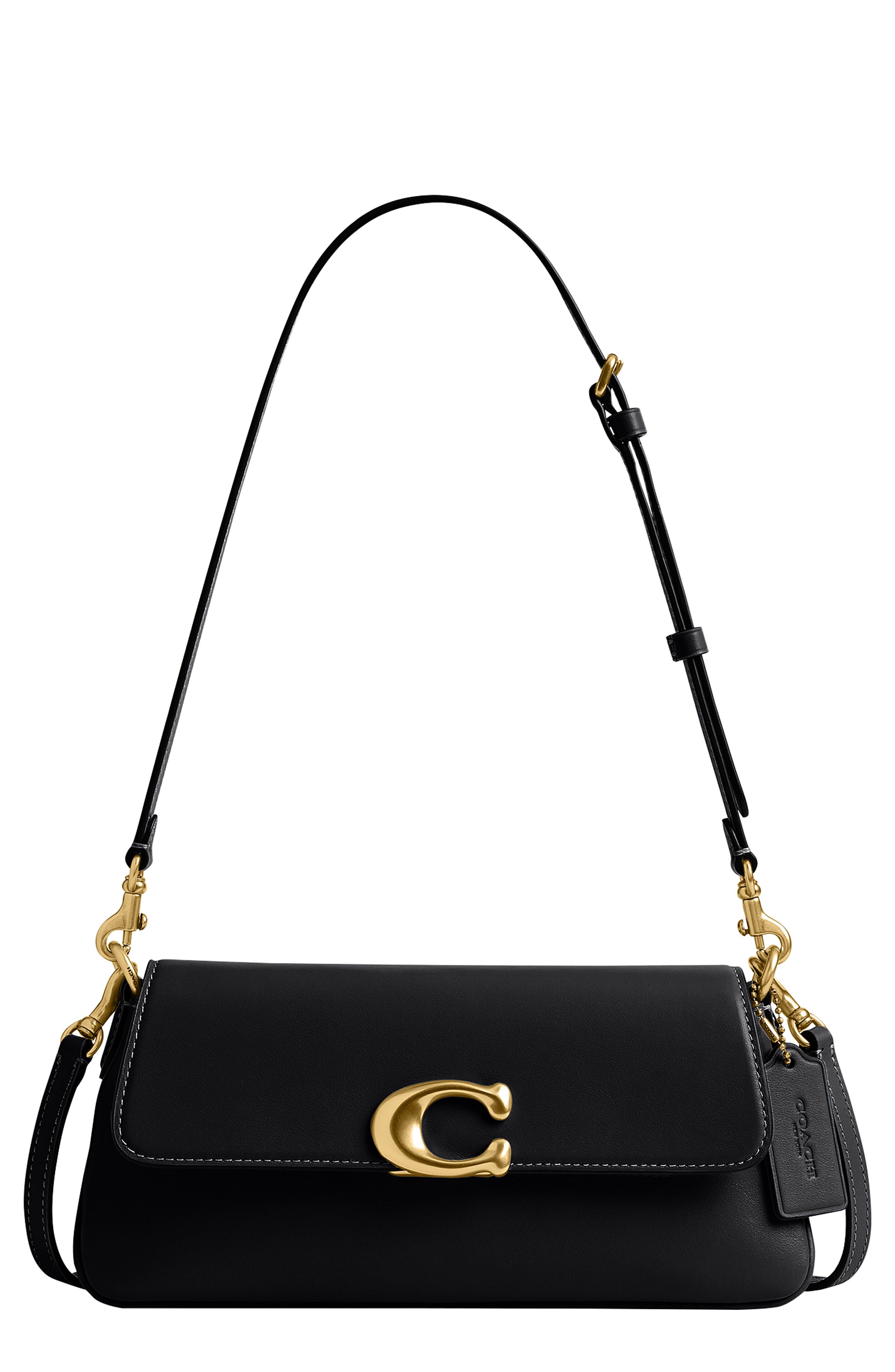 COACH Jet Shoulder Bag, Main, color, Black