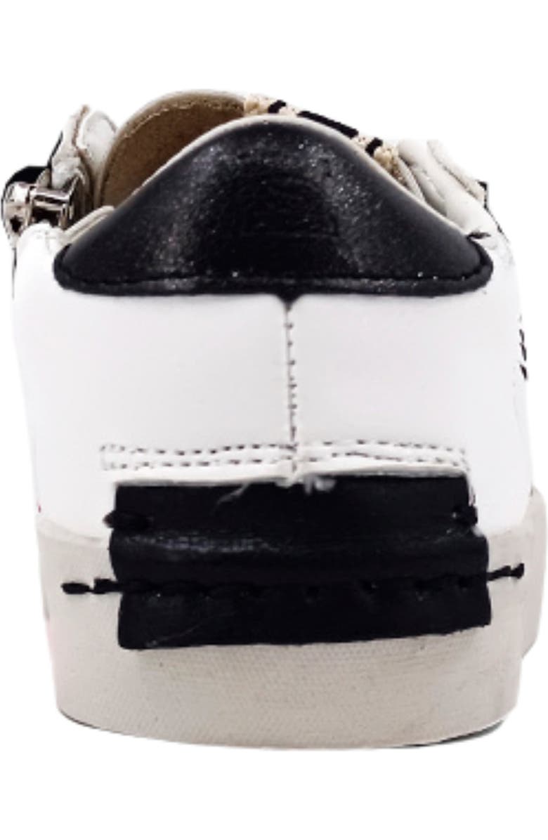 SHUSHOP Kids' Ruby Sneaker, Alternate, color, Black And White