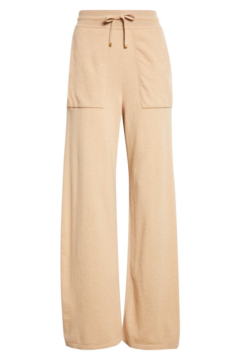 Cashmere Sweater Pants, Main, color, 04 CAMEL