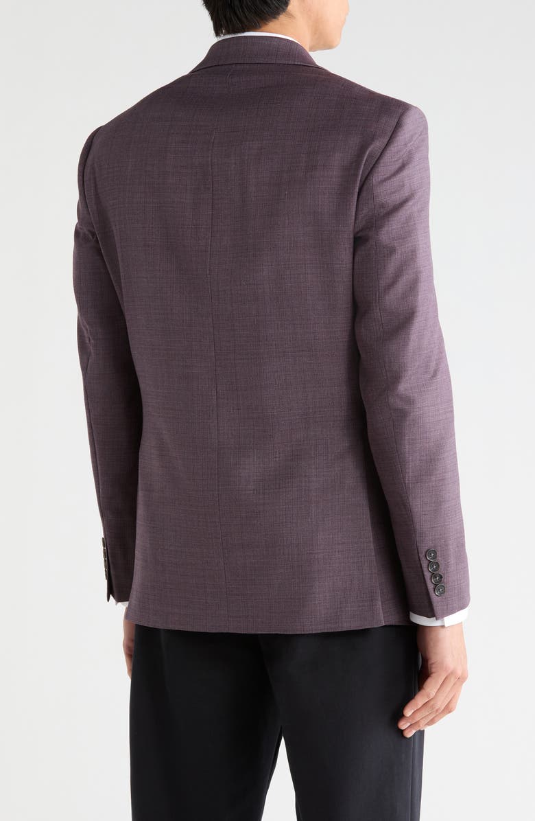 Calvin Klein Two-Button Sport Coat, Alternate, color, Purple