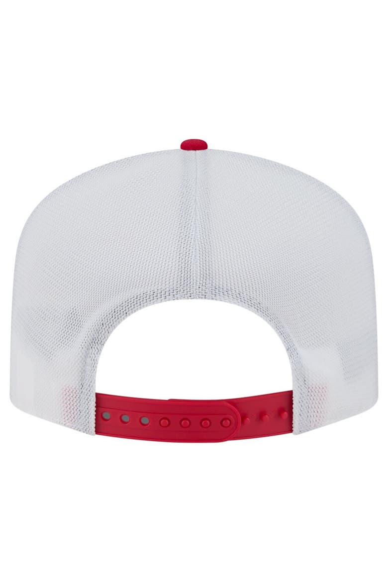 Men's New Era Scarlet/White San Francisco 49ers Patch 19TWENTY Adjustable Hat, Alternate, color, Scarlet