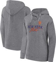 PROFILE Women's Profile Heather Gray New York Mets Plus Size Pullover Hoodie