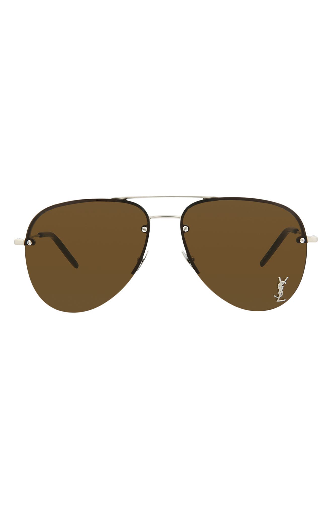 Saint Laurent 59mm Aviator Sunglasses