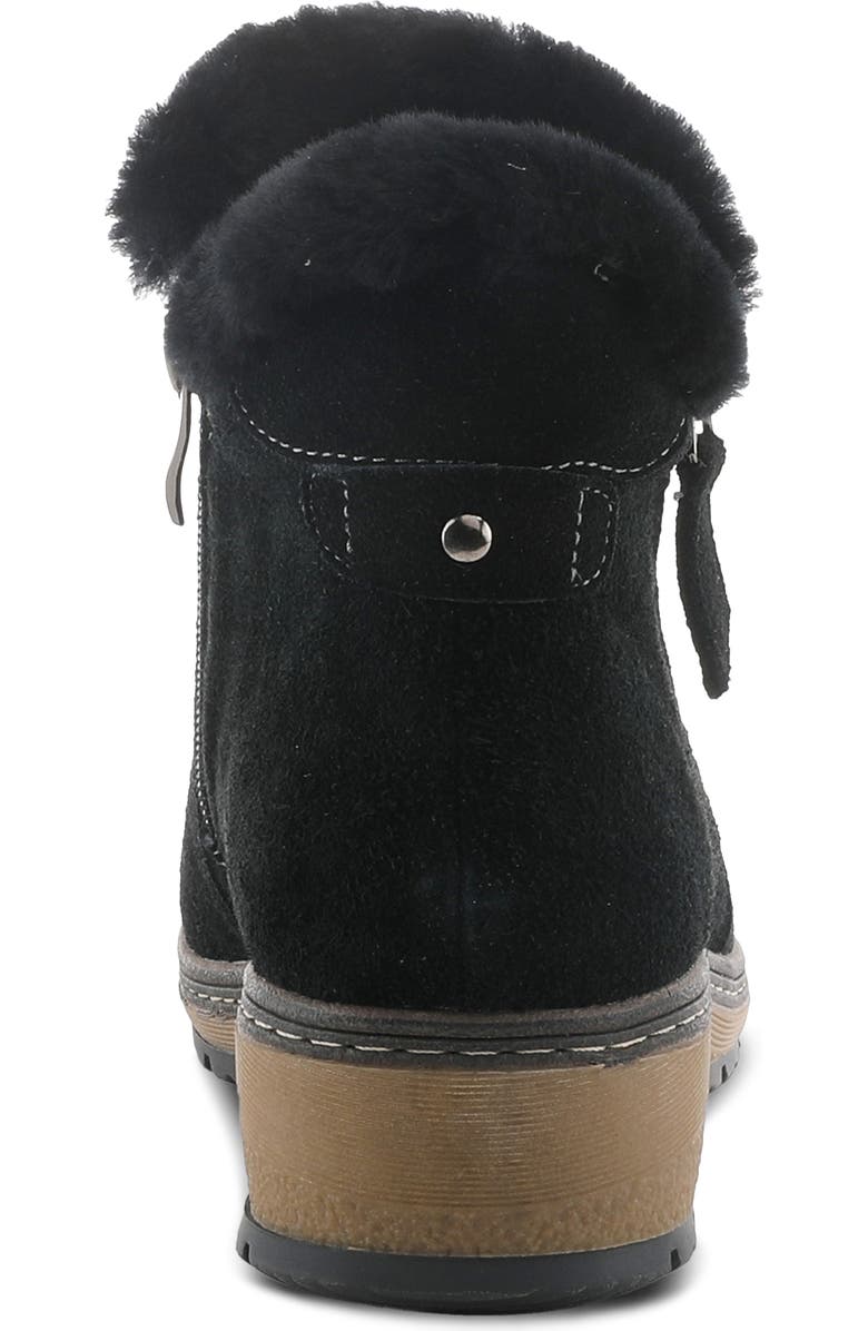 Spring Step Republic Water Resistant Bootie With Faux Fur Trim, Alternate, color,