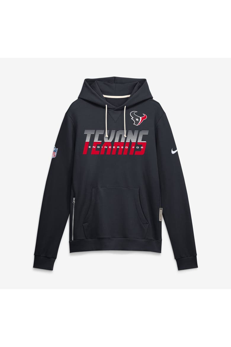 Men's Nike Navy Houston Texans Sideline Standard Issue Top Prospect Dri-FIT Hoodie, Main, color, Navy