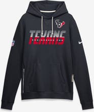 Nike Men's Nike Navy Houston Texans Sideline Standard Issue Top Prospect Dri-FIT Hoodie