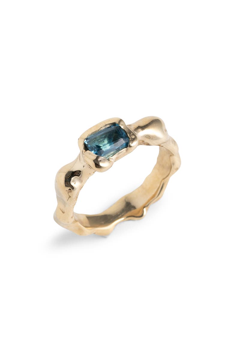 Prima Topaz Ring, Main, color, GOLD