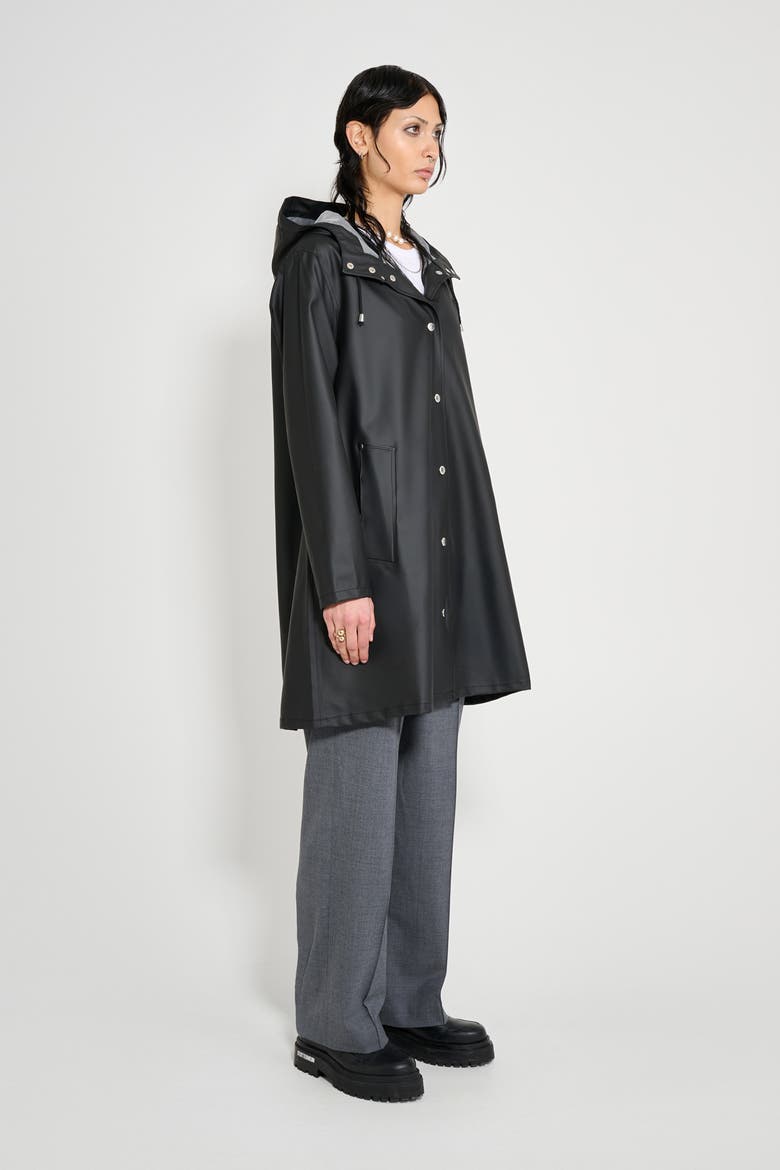 Mosebacke Lightweight Raincoat, Alternate, color, Black