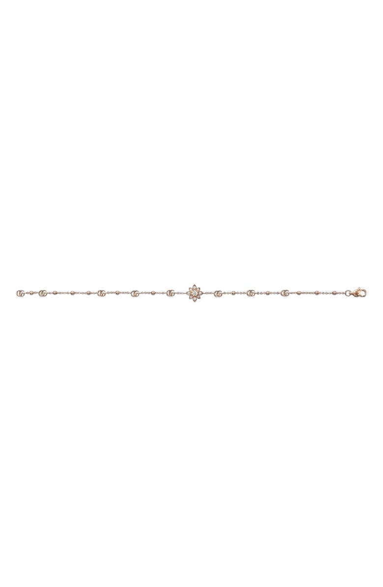 Gucci Flora Diamond Bracelet, Alternate, color, 