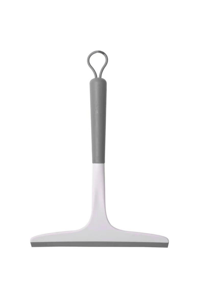 Lightweight Ergonomic Silicone Window Squeegee, Main, color, White