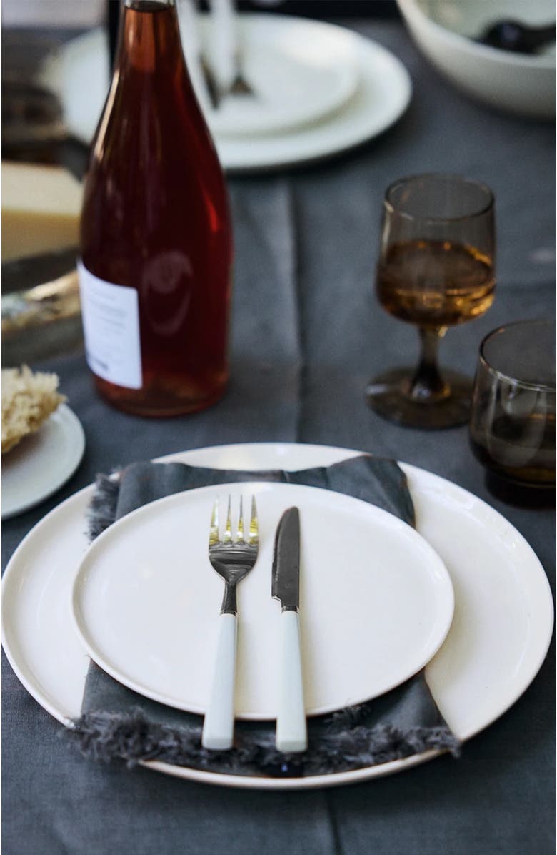 Fors Studio Large Slim Plate - Set of 4, Alternate, color, White