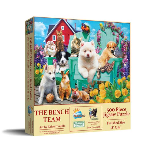 The Bench Team 500 piece Jigsaw Puzzle for Adults