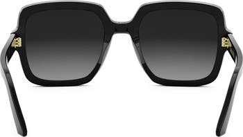 DIOR 'DiorMidnight S4I 54mm Square Sunglasses | Nordstrom