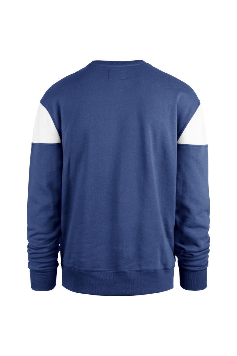 Men's '47 Blue Denver Broncos Groundbreaker Onset Pullover Sweatshirt, Alternate, color, Blue