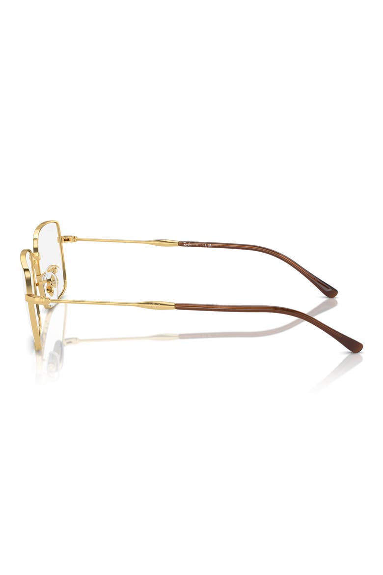 55mm Rectangle Optical Glasses, Alternate, color, ARISTA