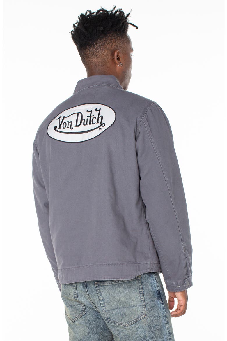 East Patch Collar Quilted Worker Jacket, Alternate, color, Wisp Tone