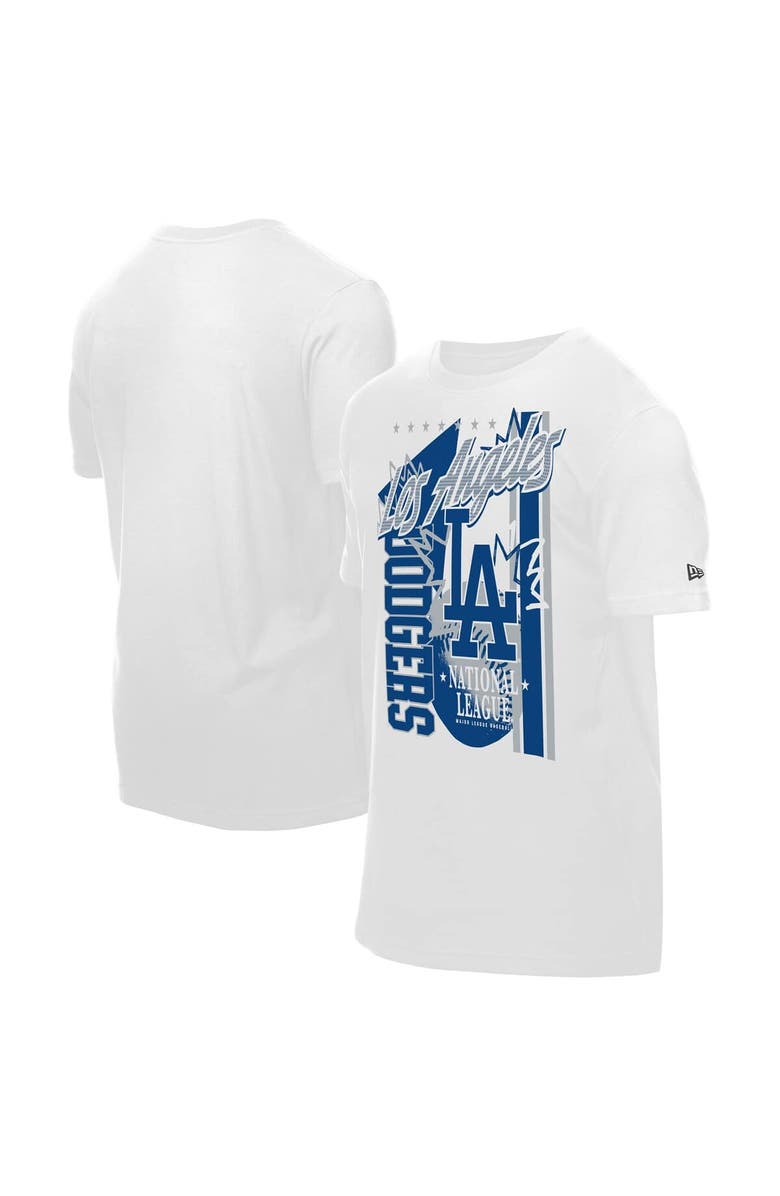 New Era Men's New Era White Los Angeles Dodgers Big Graphic Domestic T-Shirt, Main, color, White