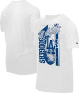 New Era Men's New Era White Los Angeles Dodgers Big Graphic Domestic T-Shirt