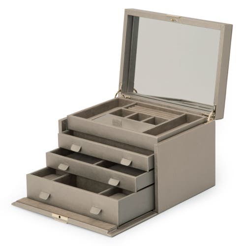 Wolf Palermo Large Jewelry Box In Pewter
