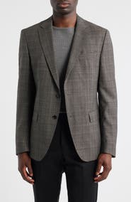 BOSS Hutson Crosshatch Virgin Wool Sport Coat