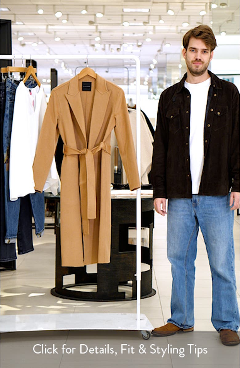 The Nora Wool Wrap Coat, sales video thumbnail