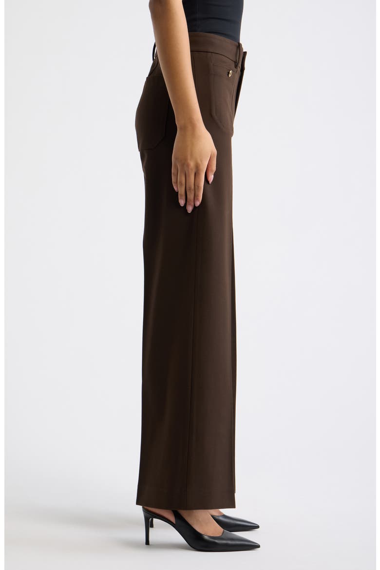 The Pixie Slim Fit Palazzo Pants, Alternate, color, AMERICANO